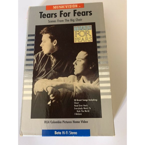 Vintage Tears For Fears Scenes‎ From The Big Chair BETA Tape-Not VHS Rare - Picture 1 of 5